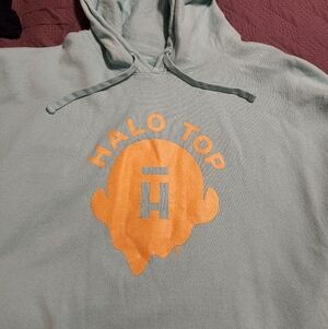 Men's Aqua Hoodie Sweater